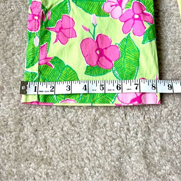 Vintage LILLY PULITZER 90s Floral Capri Pants—SZ. 8 - Picture 7 of 8